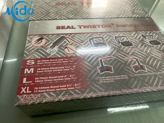 Outils de scellés en caoutchouc métallique Kit d'installation de scellés hydrauliques professionnels Convient Scell Twister Durable Rod Scell Repair Kit