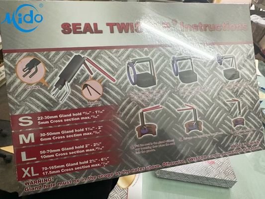 Outils de scellés en caoutchouc métallique Kit d'installation de scellés hydrauliques professionnels Convient Scell Twister Durable Rod Scell Repair Kit