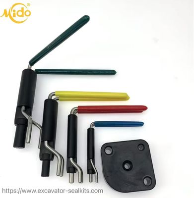 Outils de scellés en caoutchouc métallique Kit d'installation de scellés hydrauliques professionnels Convient Scell Twister Durable Rod Scell Repair Kit