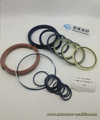 Kit complet de joints de réparation de la série Pro pour kit de joints de cylindre hydraulique de levage de lame 707-99-56690-comprend tous les joints et joints