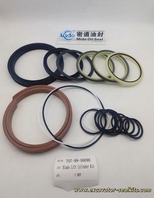 Kit complet de joints de réparation de la série Pro pour kit de joints de cylindre hydraulique de levage de lame 707-99-56690-comprend tous les joints et joints