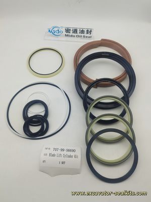 Kit de joint robuste toutes saisons pour 707-99-56690 - Kit de joint de cylindre hydraulique de levage de lame étanche