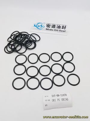 Joint torique en PU Komatsu de qualité supérieure 21T-09-11470 | Surpasse les joints toriques en caoutchouc standard