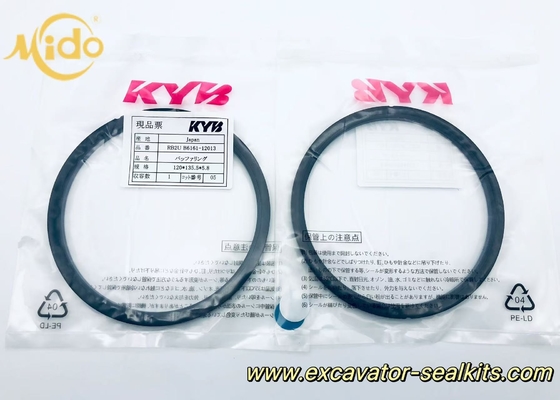 KYB HBY anneau tampon cylindrique hydraulique Partie de remplacement pour les excavatrices - 120 mm ID X 135,5 mm OD X 5,8 mm Épaisseur - anneau d'usure durable pour la maintenance du système hydraulique