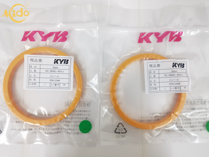Identifiion hydraulique hydraulique originale du kit 95*110*9 millimètre de joint de Rod Seal KYB de cylindre de Kayaba * OD * H 0